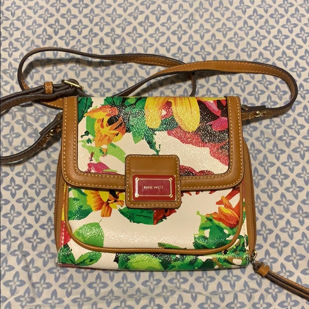 Nine West floral bag.